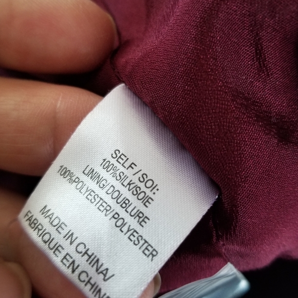 HAUTE HIPPIE SILK TAILORED SNAKE-PRINT PANTS MERLOT SLACKS LINED - Picture 8 of 11